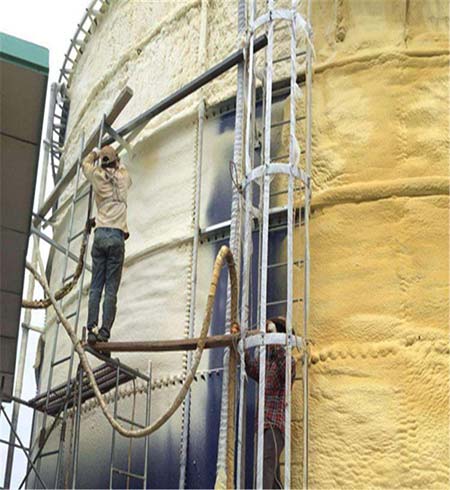 噴涂聚氨酯機械設備工廠(圖2) 罐體保溫隔熱聚氨酯發(fā)泡施工